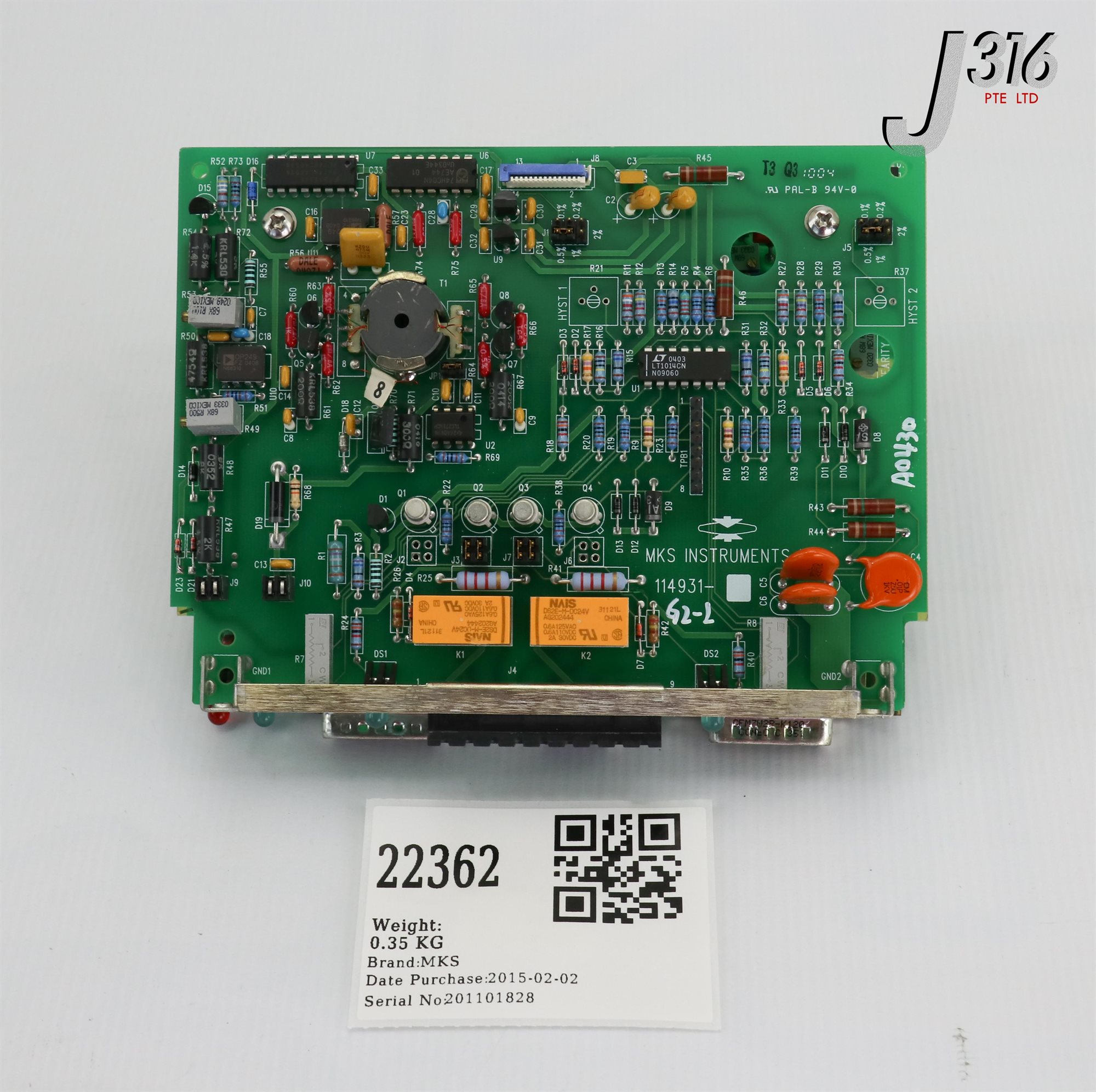 ２点セット　専用ページ コンビ 22362 MKS PCB ASSY W/ 118437, G2-2 114931 | eBay